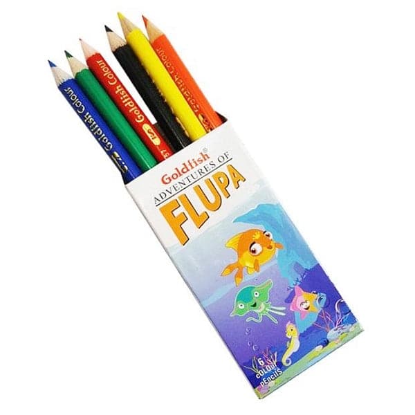Goldfish Flupa Color Pencils Half