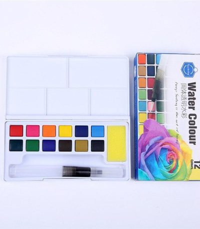 Keep Smiling Aquarelle Watercolor with Palette