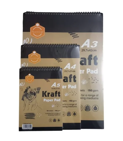 Keep Smiling Kraft Paper Pad 50Sheets