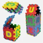 Kids Learning Eva Puzzle Foaming Mat Alphabet And Numbers 6pcs Set
