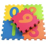 Kids Learning Eva Puzzle Foaming Mat Alphabet And Numbers 6pcs Set