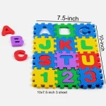 Kids Learning Eva Puzzle Foaming Mat Alphabets 3pcs Set