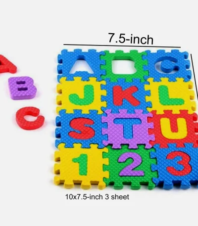 Kids Learning Eva Puzzle Foaming Mat Alphabets 3pcs Set