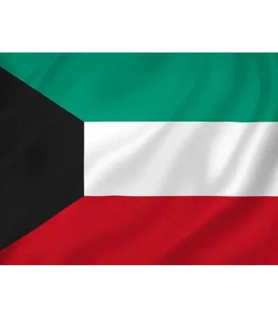 Kuwait Flag 15x22cm