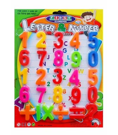 Letter & Number Counting 123 Large Patta(8102)