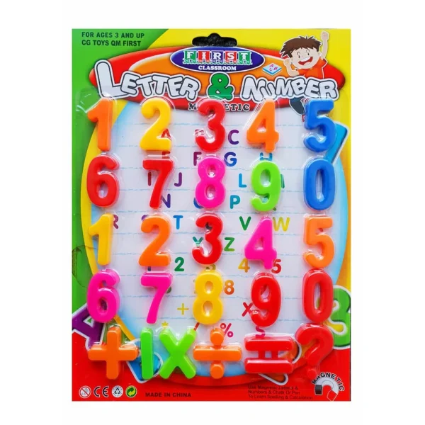 Letter & Number Counting 123 Large Patta(8102)