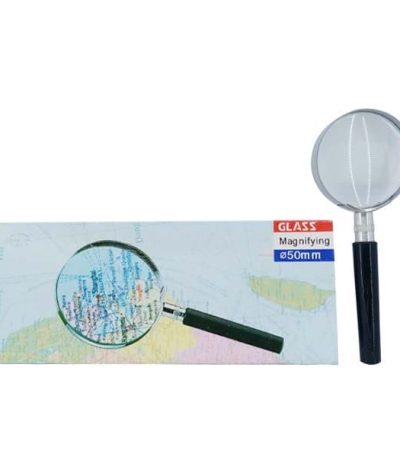 Magnifying Glass Silver & Black