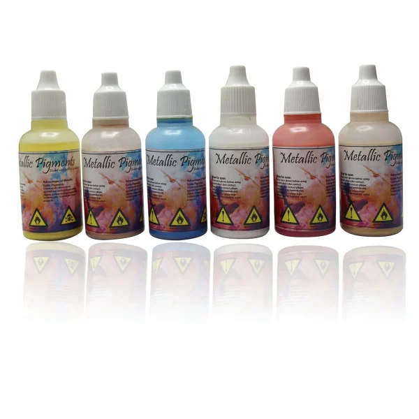Metallic Pigments Pack of 6