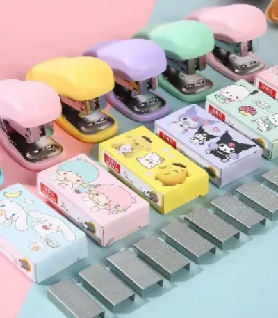 Mini stapler sanrio with pins set (e-015)