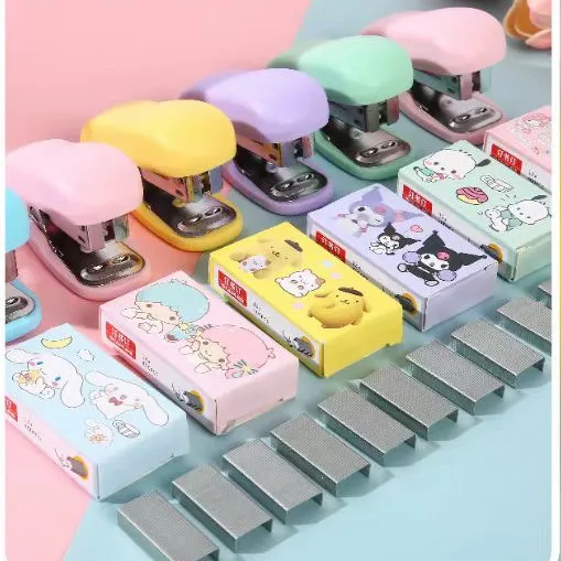 Mini stapler sanrio with pins set (e-015)