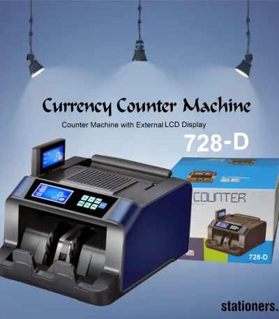 Money Detection Cash Counting Machine 728-D