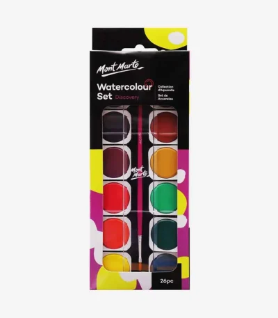 Mont Marte Discovery Watercolour Painting Set Of 26 Pcs