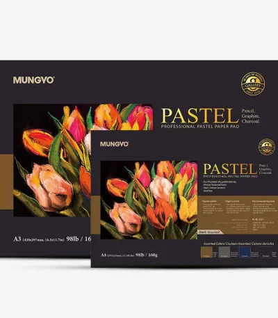 Mungyo Professional Pastel Paper Pad Dark Assorted
