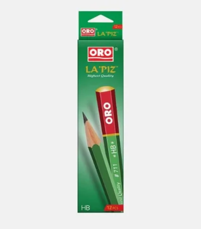Oro Lead Pencil Lapiz 711 Pack Of 12 (Set Of 2)