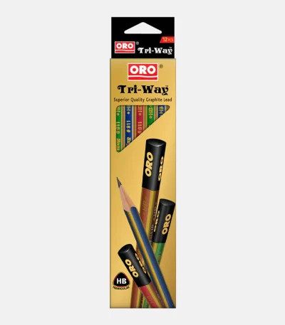 Oro Lead Pencil Tri-Way 911 Pack Of 12