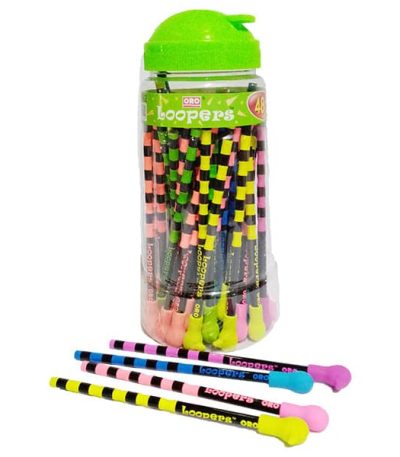 Oro Looper HB Lead Pencil Jar 48 Piece