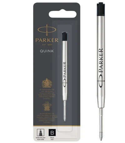 Parker Ball Point Refill Black Medium 1.0mm