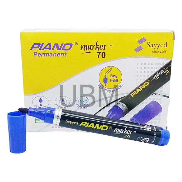 Piano Permanent Marker Round Tip 70