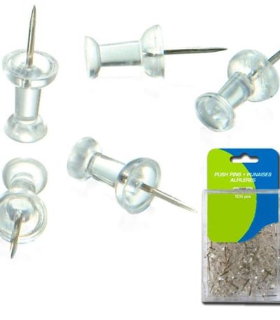 Push Pin Transparent White