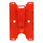 Rotatable Plastic ID Card Holder