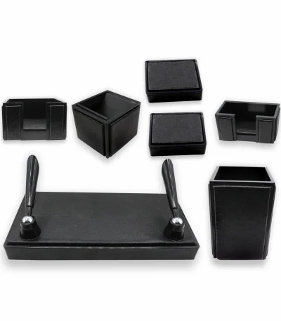 Senator Rexine Leather Desk Organizer 7pcs Set #20