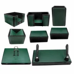 Senator Rexine Leather Desk Organizer 8pcs Set #20