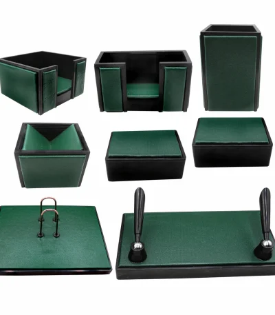 Senator Rexine Leather Desk Organizer 8pcs Set #20