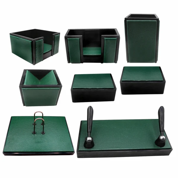 Senator Rexine Leather Desk Organizer 8pcs Set #20
