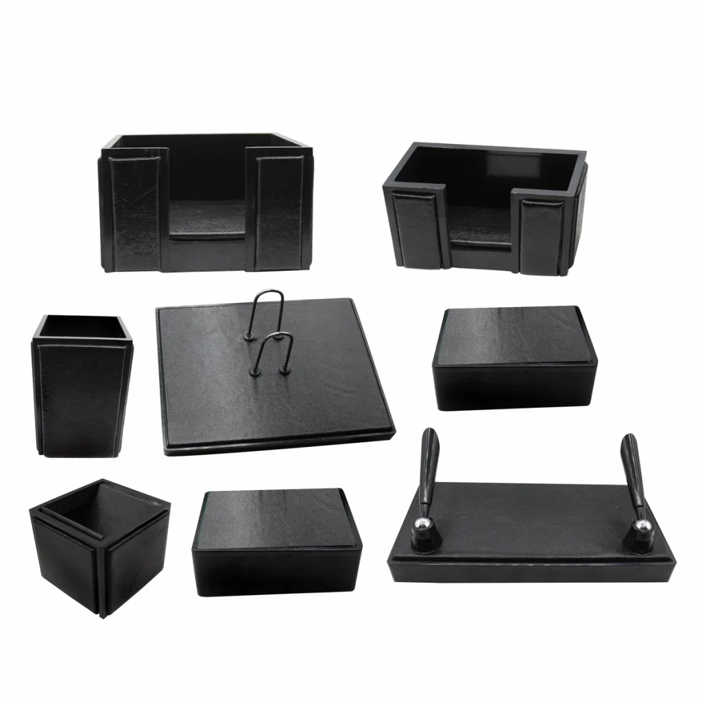Senator Rexine Leather Desk Organizer 8pcs Set #20