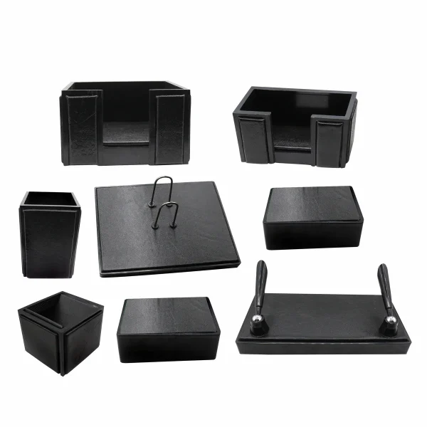 Senator Rexine Leather Desk Organizer 8pcs Set #20