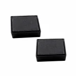 Senator Rexine Leather Office Desk Organizer 7pcs Set With Watch #20(Black)