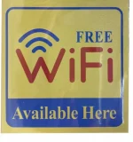 Sign Sticker 3x3 Golden