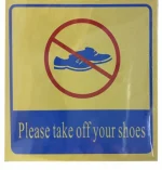 Sign Sticker 3x3 Golden