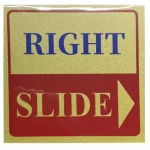 Sign Sticker 3x3 Golden