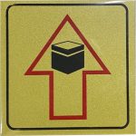 Sign Sticker 3x3 Golden