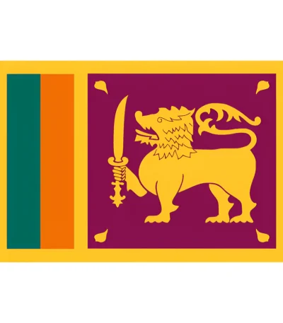 Sri Lanka Flag 15x22cm