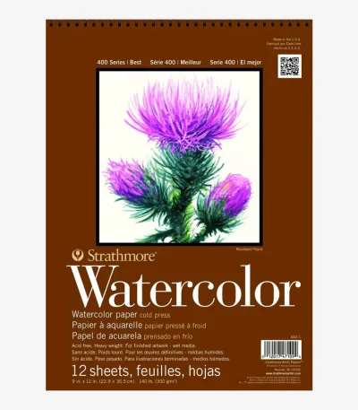 Strathmore Series 400 Watercolor Pad 300 gsm