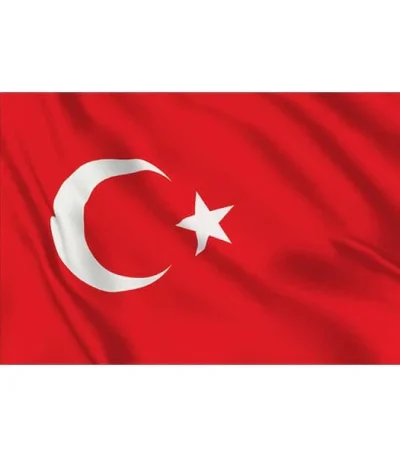 Turkey Flag 15x22cm