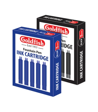 Goldfish Fountain Pen Ink Cartridges 5 Pcs
